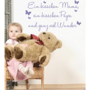 Ein bisschen Mama...  als Wandtattoo