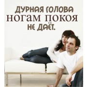 Ein dummer... als Wandtattoo