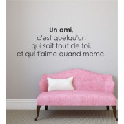 Uni ami, c´est.. als Wandtattoo