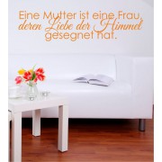 Eine Mutter... als Wandtattoo