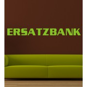 Ersatzbank als Wandtattoo