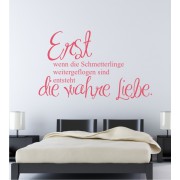 Erst wenn die... als Wandtattoo