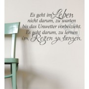 Es geht im.. als Wandtattoo