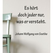 Es hört doch... als Wandtattoo