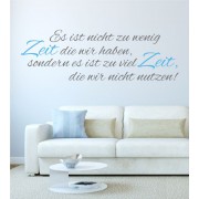 Es ist nicht... als zweifarbiges Wandtattoo