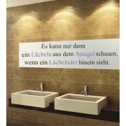 Es kann nur.. als Wandtattoo