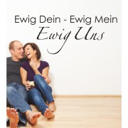 Ewig Dein 3... als Wandtattoo