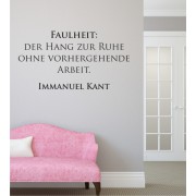 Faulheit: Der Hang.. als Wandtattoo