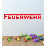 Feuerwehr als Wandtattoo