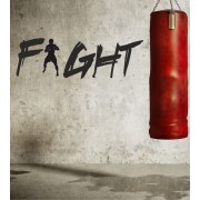 Fight als Wandtattoo