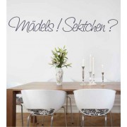 Mädels ! Sektchen ? als Wandtattoo