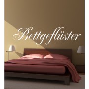 Bettgeflüster als Wandtattoo