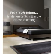 Früh aufstehen ... als Wandtattoo