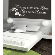 Träume nicht dein Leben ... als Wandtattoo
