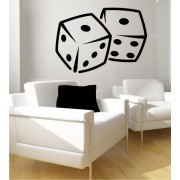 Würfel als Wandtattoo