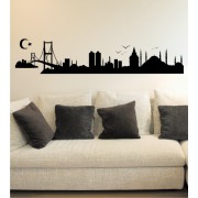 Türkei - Istanbul Wandaufkleber als Skyline für Ihre Wand