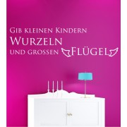 Gib Kindern Flügel... als Wandtattoo