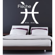 Sternzeichen Fische als Wandtattoo