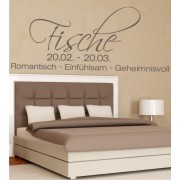 Fische + Eigenschaften als Wandtattoo