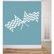 Zielflaggen als Wandtattoo