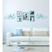 Fotorahmen Ornament als Wandtattoo