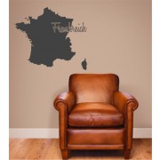 Frankreich als Wandtattoo 