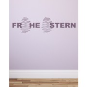 Frohe ostern 1 als Wandtattoo