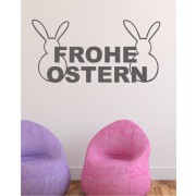 Frohe Ostern 3 als Wandtattoo