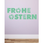 Frohe Ostern 7 als Wandtattoo