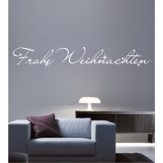 Frohe Weihnachten als Wandtattoo