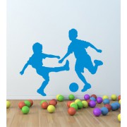 Fußballkids als Wandtattoo