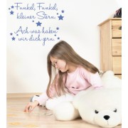 Funkel, Funkel... als Wandtattoo 