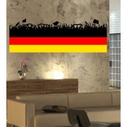 Deutschland Fans als Wandtattoo