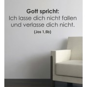 Gott spricht... als Wandtattoo