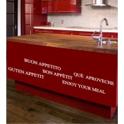 Guten Appetit als Wandtattoo