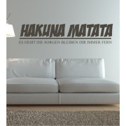 Hakuna Matata als Wandtattoo