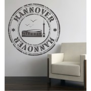 Stempel von Hannover als Wandtattoo 