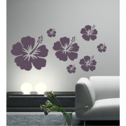 Hibiskus als Wandtattoo