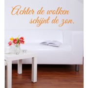 achter de wolken... als Wandtattoo