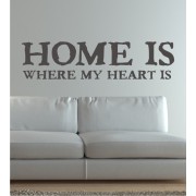 Home is where my Heart is als Wandtattoo