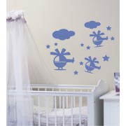 Hubschrauber als Wandtattoo 