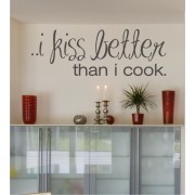 I kiss... als Wandtattoo