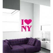 I Love NY als Wandtattoo
