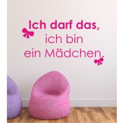 Ich darf das.. als Wandtattoo