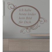 Ich habe heute... als Wandtattoo