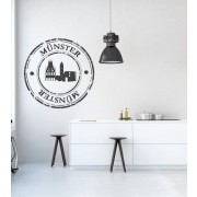 Stempel von Münster als Wandtattoo