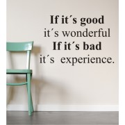  If it´s good... als Wandtattoo