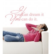 If you can... als Wandtattoo