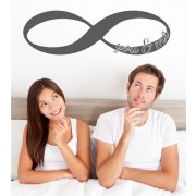 Infinity you & me als Wandtattoo