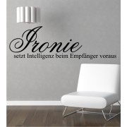 Ironie ... als Wandtattoo